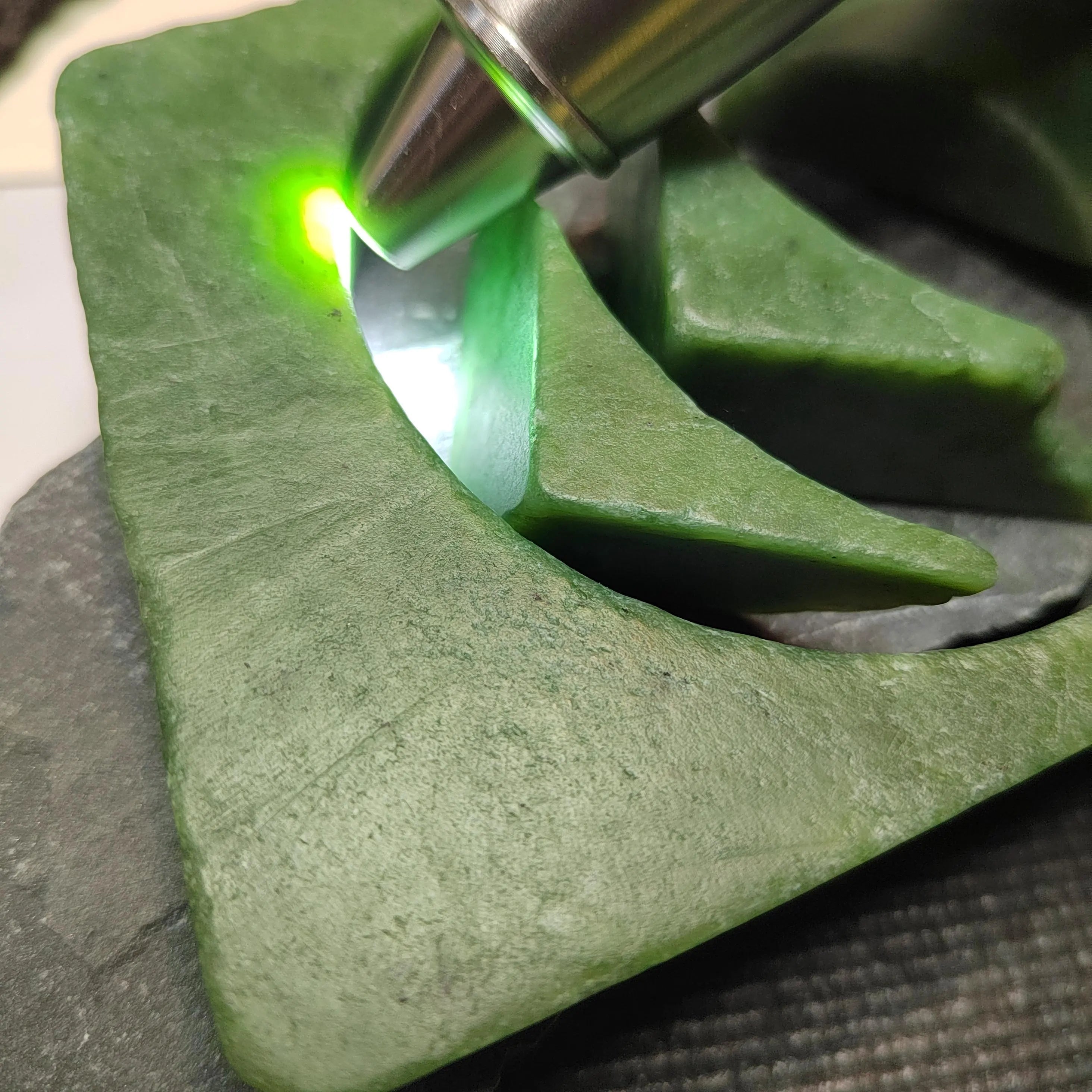 Nephrite Jade Raw Fragments • 442g Jewelry Making & Carving Offcuts SL535 SL Precious
