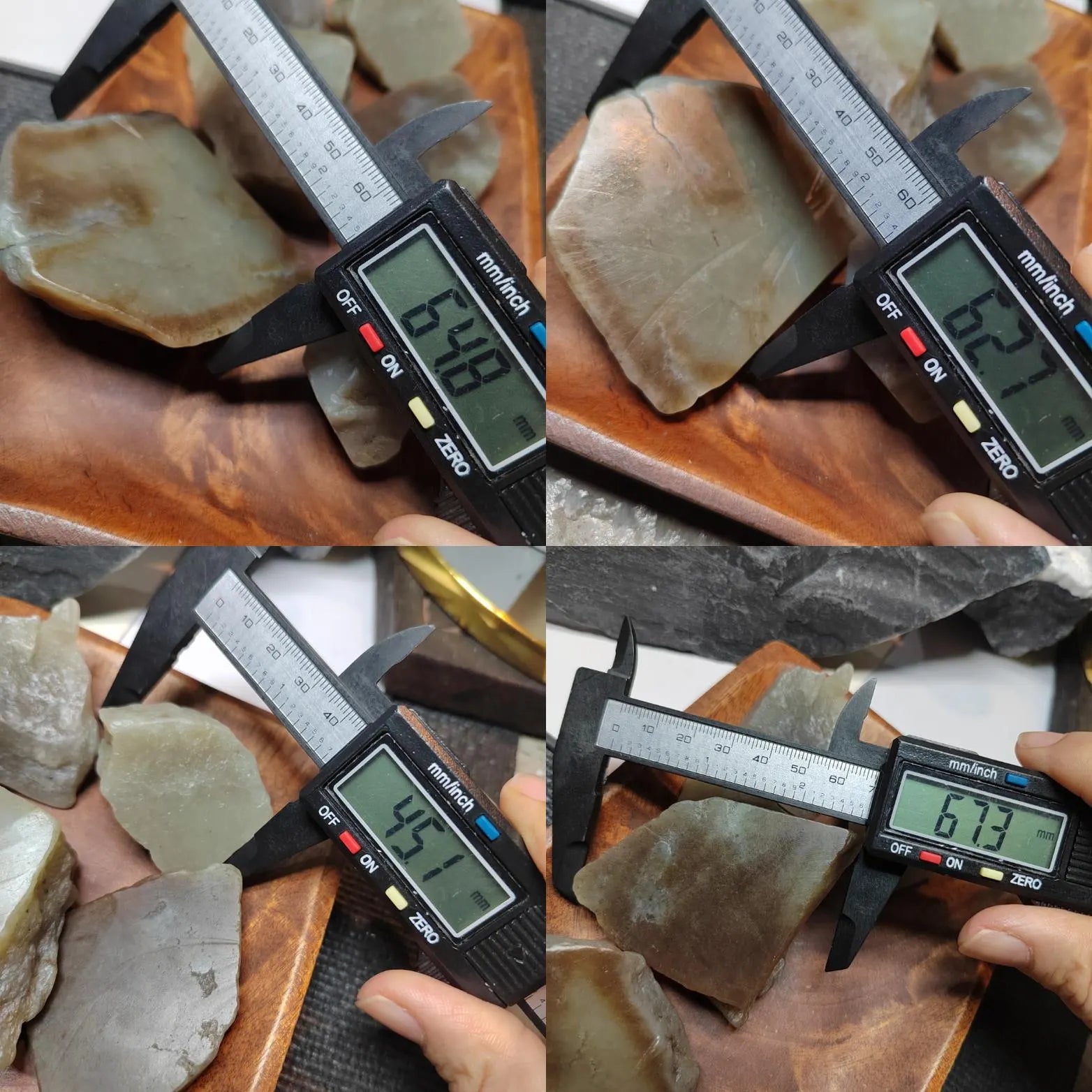 Natural DIY Nephrite Jade Raw Fragments · 443g Sugar Brown Tone | SL541 SL Precious