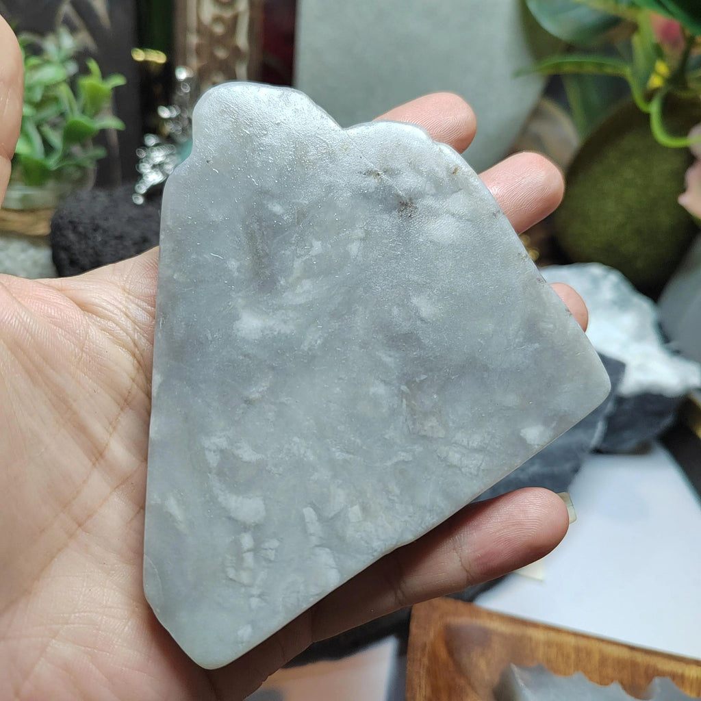 Natural DIY Nephrite Jade Raw Fragments · 467g Sugar Brown & Purple Smoke Mix | SL542 SL Precious