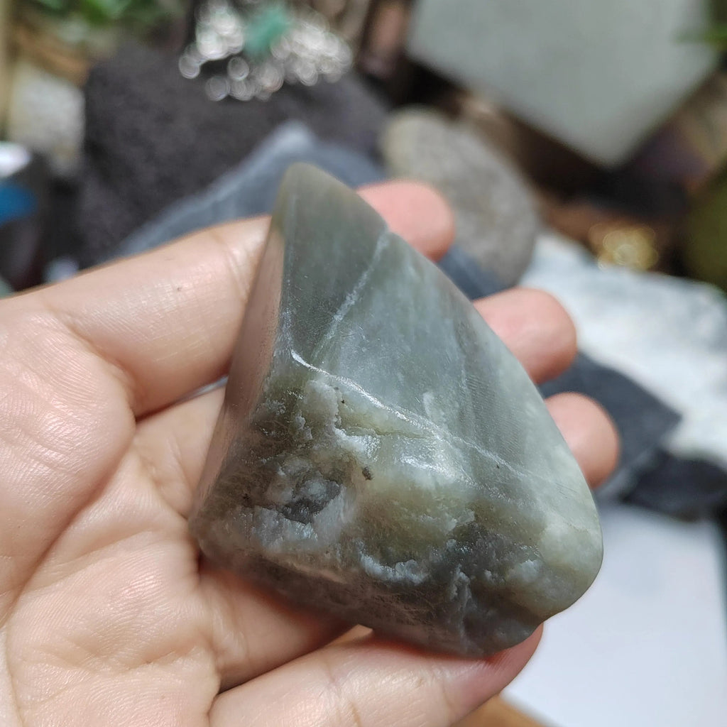 Natural DIY Nephrite Jade Raw Fragments · 467g Sugar Brown & Purple Smoke Mix | SL542 SL Precious