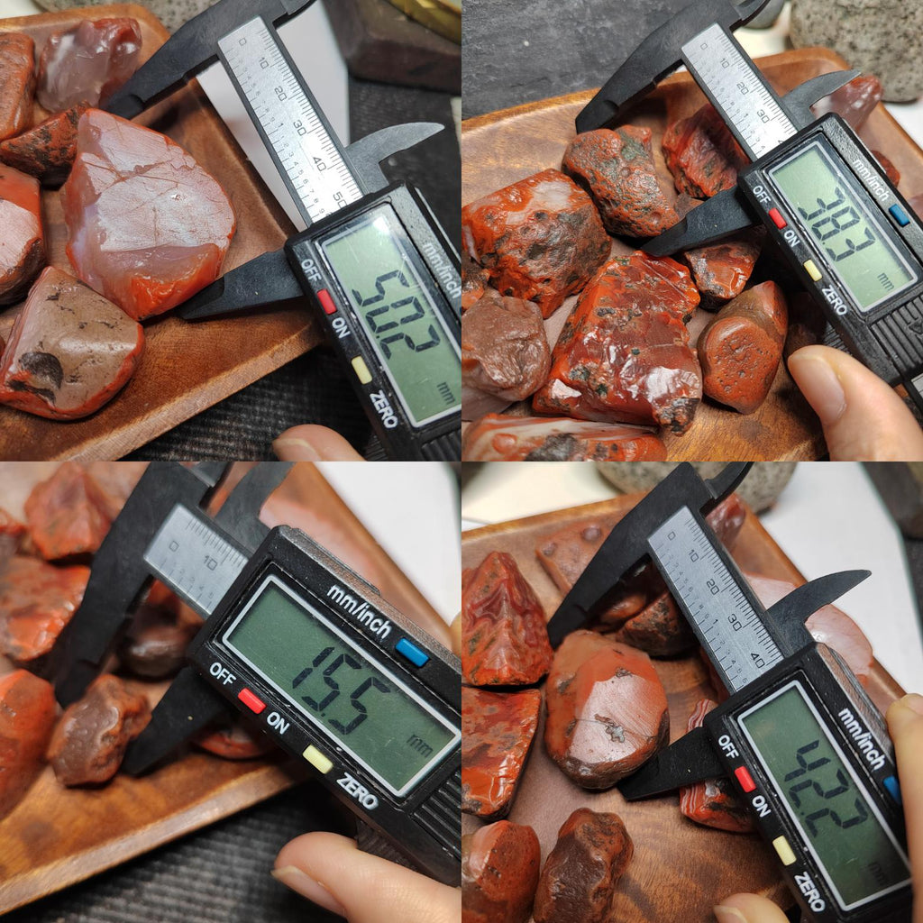 Rare Waxi Nanhong Agate Raw Stone & Offcuts · 436g · DIY Jewelry Material | SL545 SL Precious