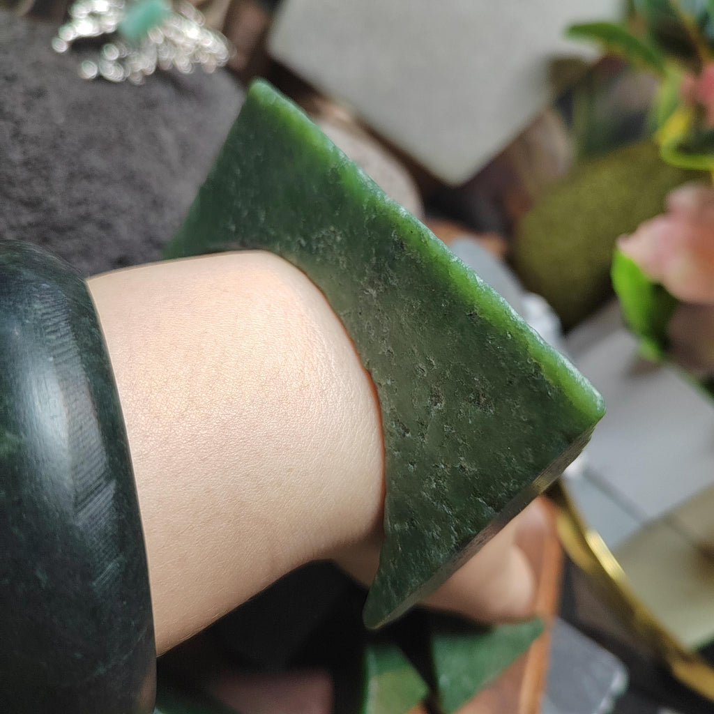 Premium DIY Nephrite Jade Raw Fragments · 446g Offcuts for Jewelry & Carving | SL534 SL Precious