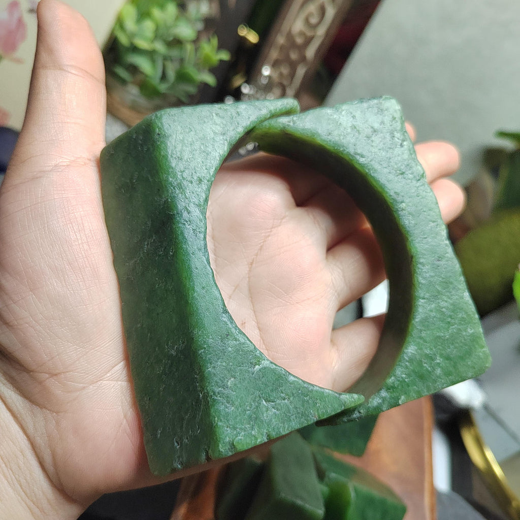 Premium DIY Nephrite Jade Raw Fragments · 446g Offcuts for Jewelry & Carving | SL534 SL Precious