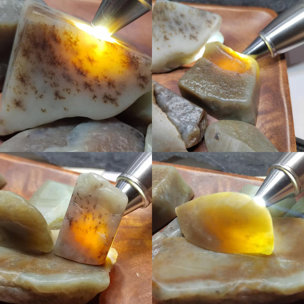 Natural DIY Nephrite Jade Raw Fragments · 476g Sugar Brown with Shuicao 花 Pattern | SL539 SL Precious