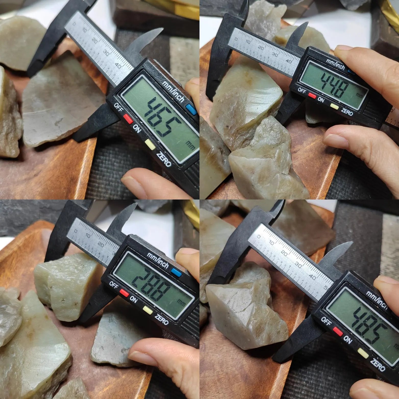 Natural DIY Nephrite Jade Raw Fragments · 443g Sugar Brown Tone | SL541 SL Precious