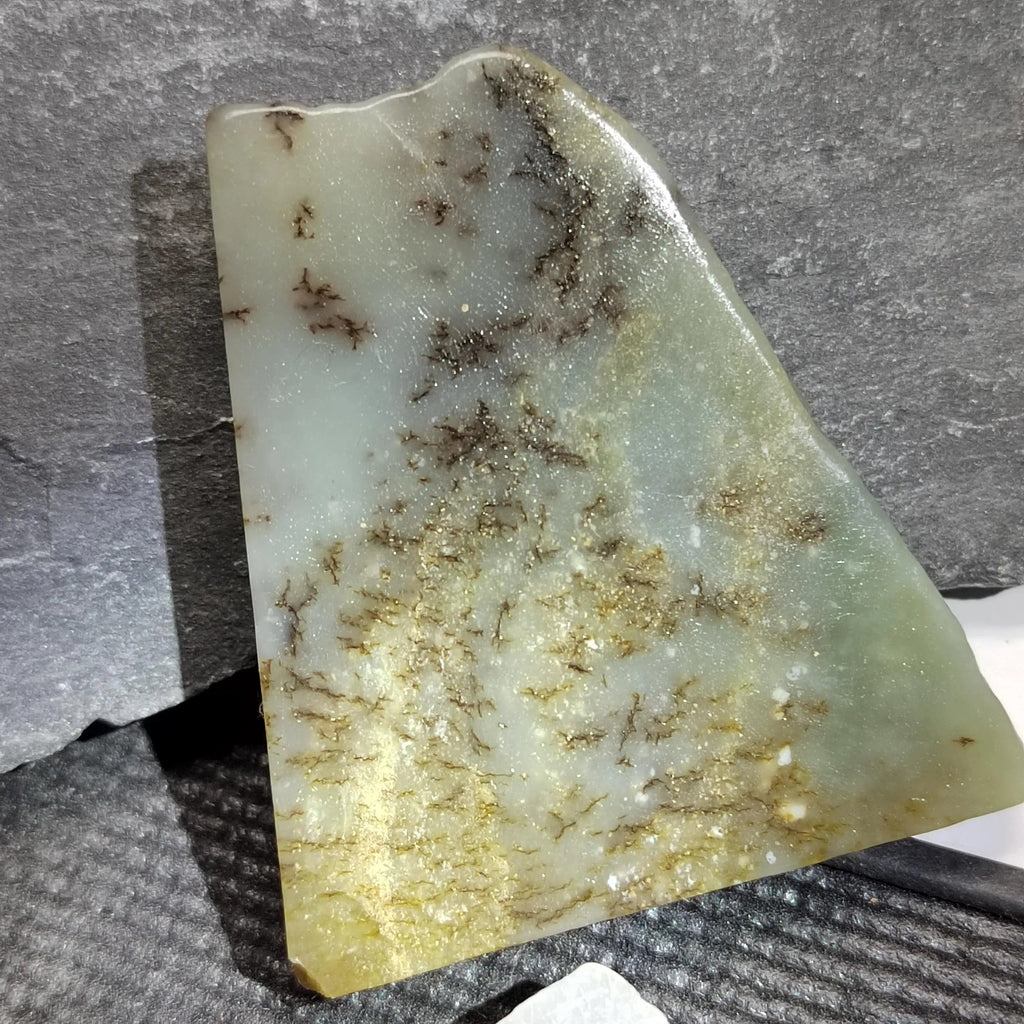 Natural DIY Nephrite Jade Raw Fragments · 467g Sugar Brown & Purple Smoke Mix | SL542 SL Precious
