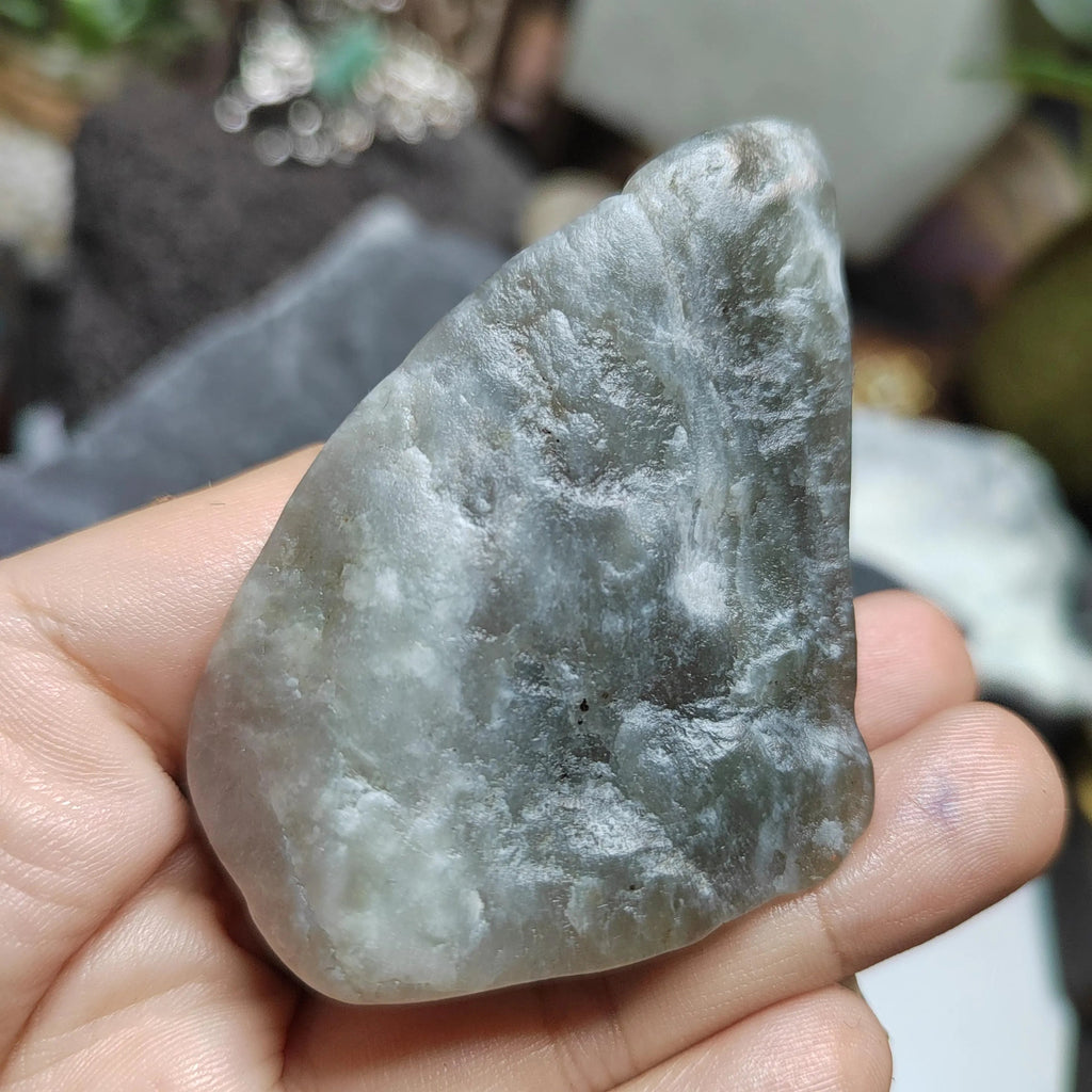 Natural DIY Nephrite Jade Raw Fragments · 467g Sugar Brown & Purple Smoke Mix | SL542 SL Precious