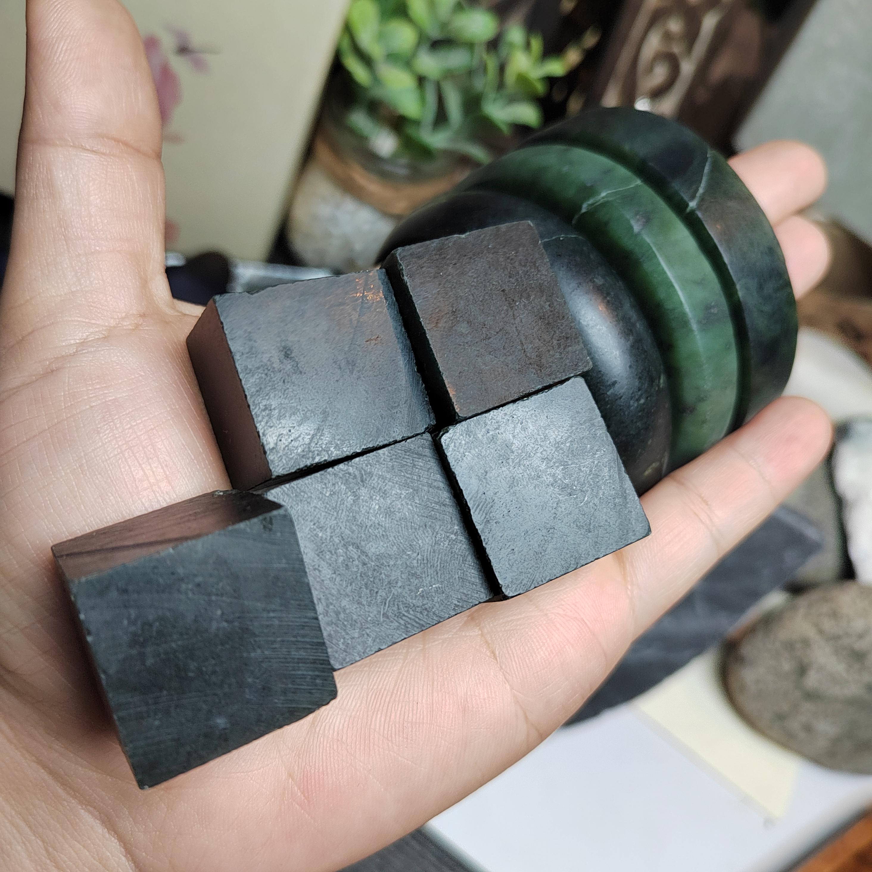 Natural DIY Nephrite Jade 半成品 Offcuts · 3 Bangles + 5 Squares · 368g Deep Green | SL544 SL Precious