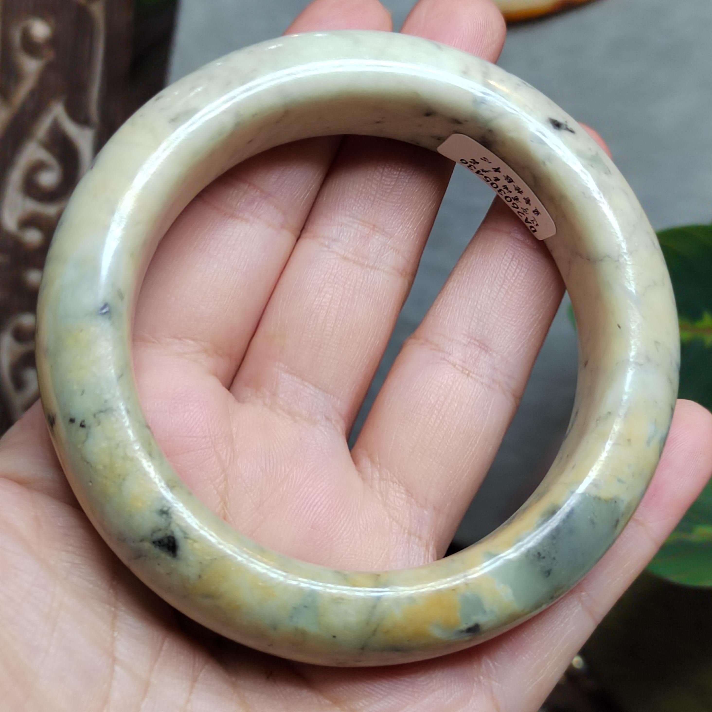 Certified Natural Xiuyan Jade Bangle 60.2mm | SL561 SL Precious
