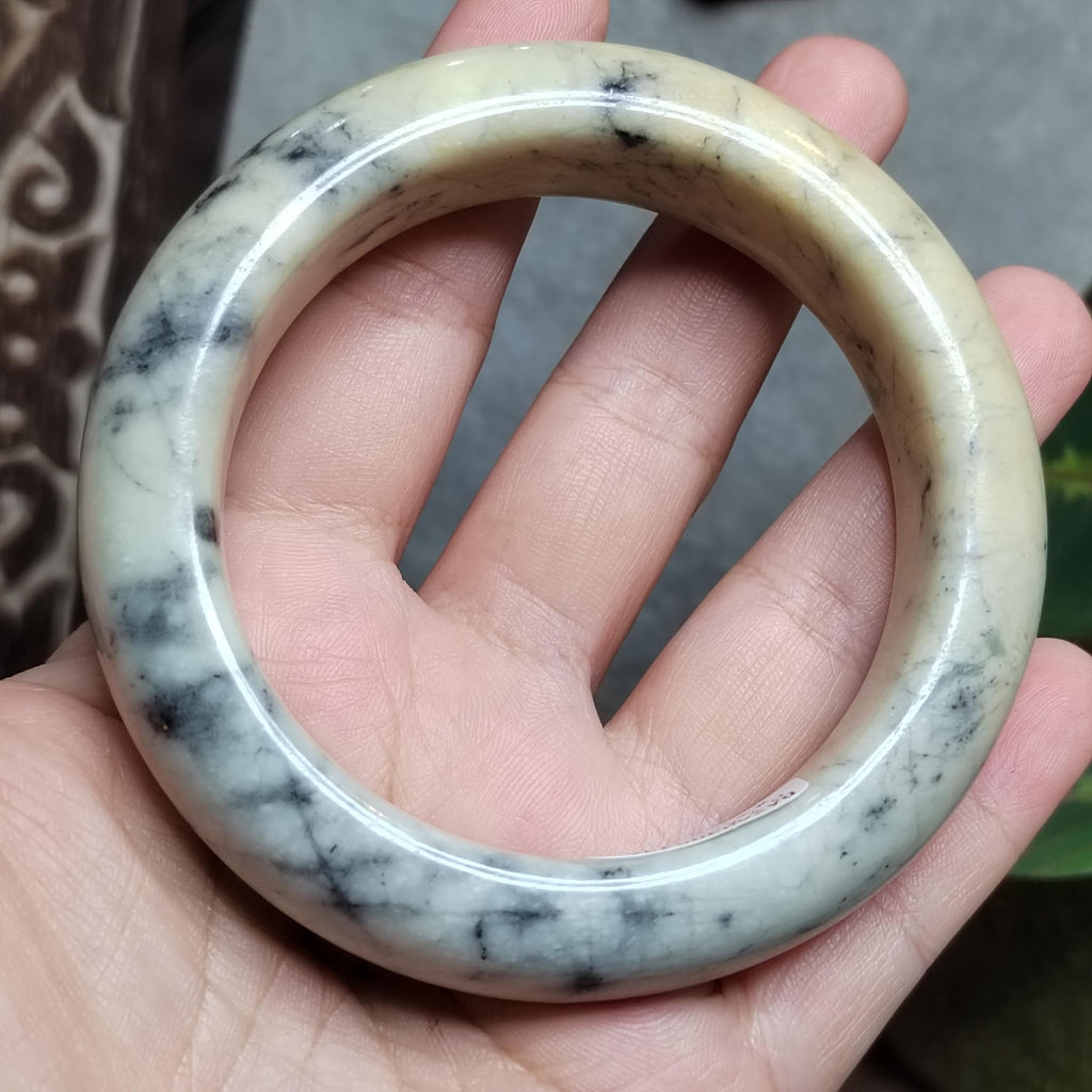 Certified Natural Xiuyan Jade Bangle 60.2mm | SL561 SL Precious