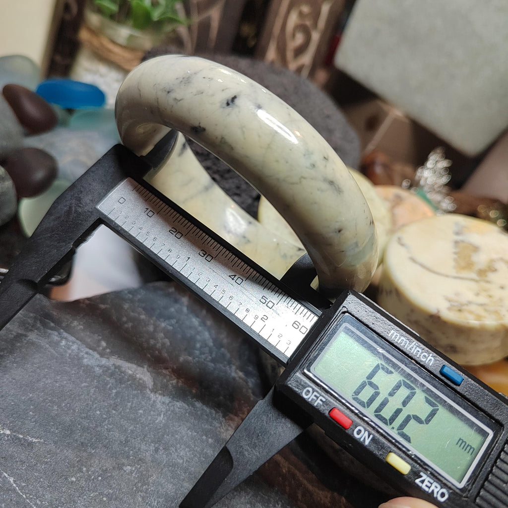Certified Natural Xiuyan Jade Bangle 60.2mm | SL561 SL Precious