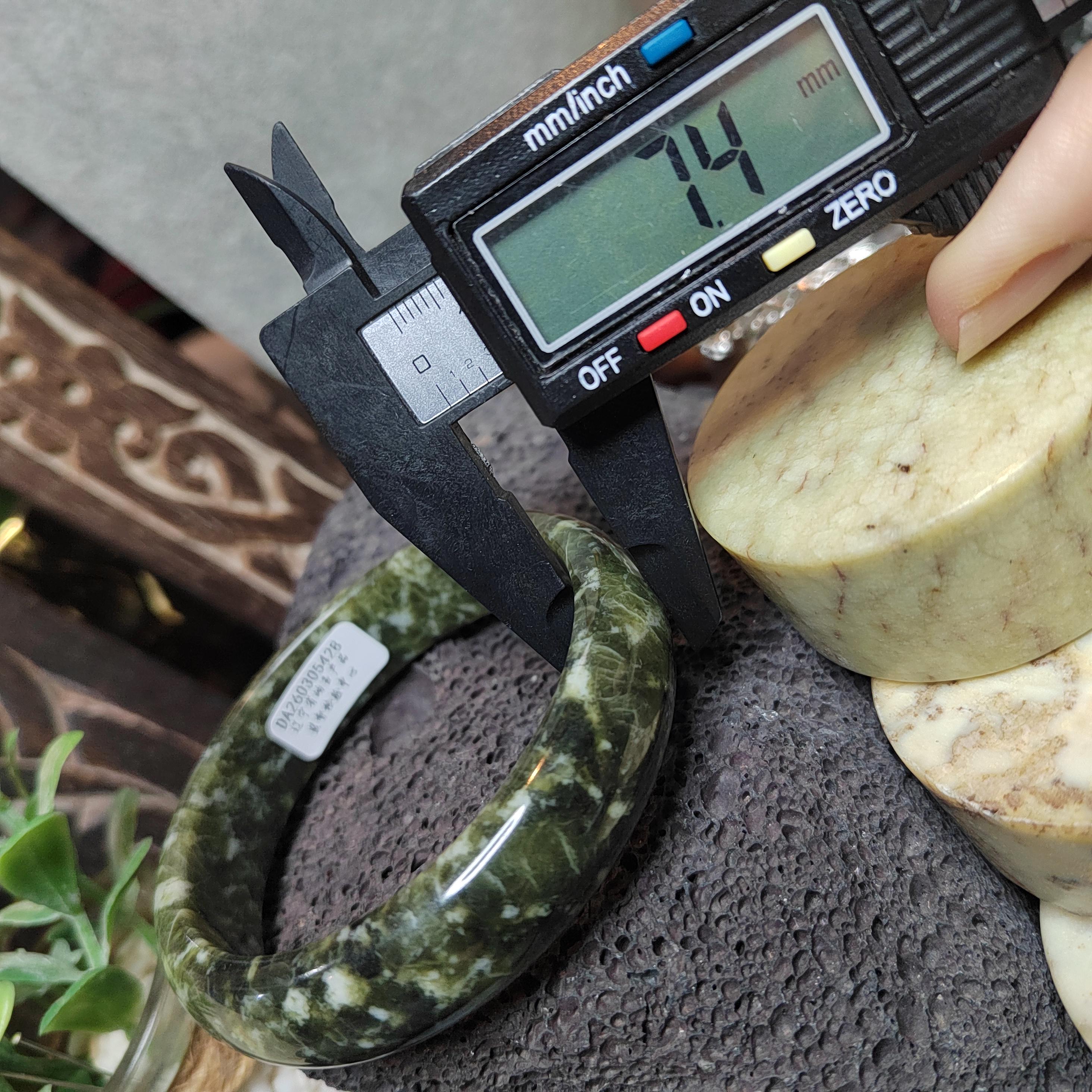 Collector’s Grade Xiuyan Jade Bangle “Ancient Forest” | 59.8 mm SL568 SL Precious