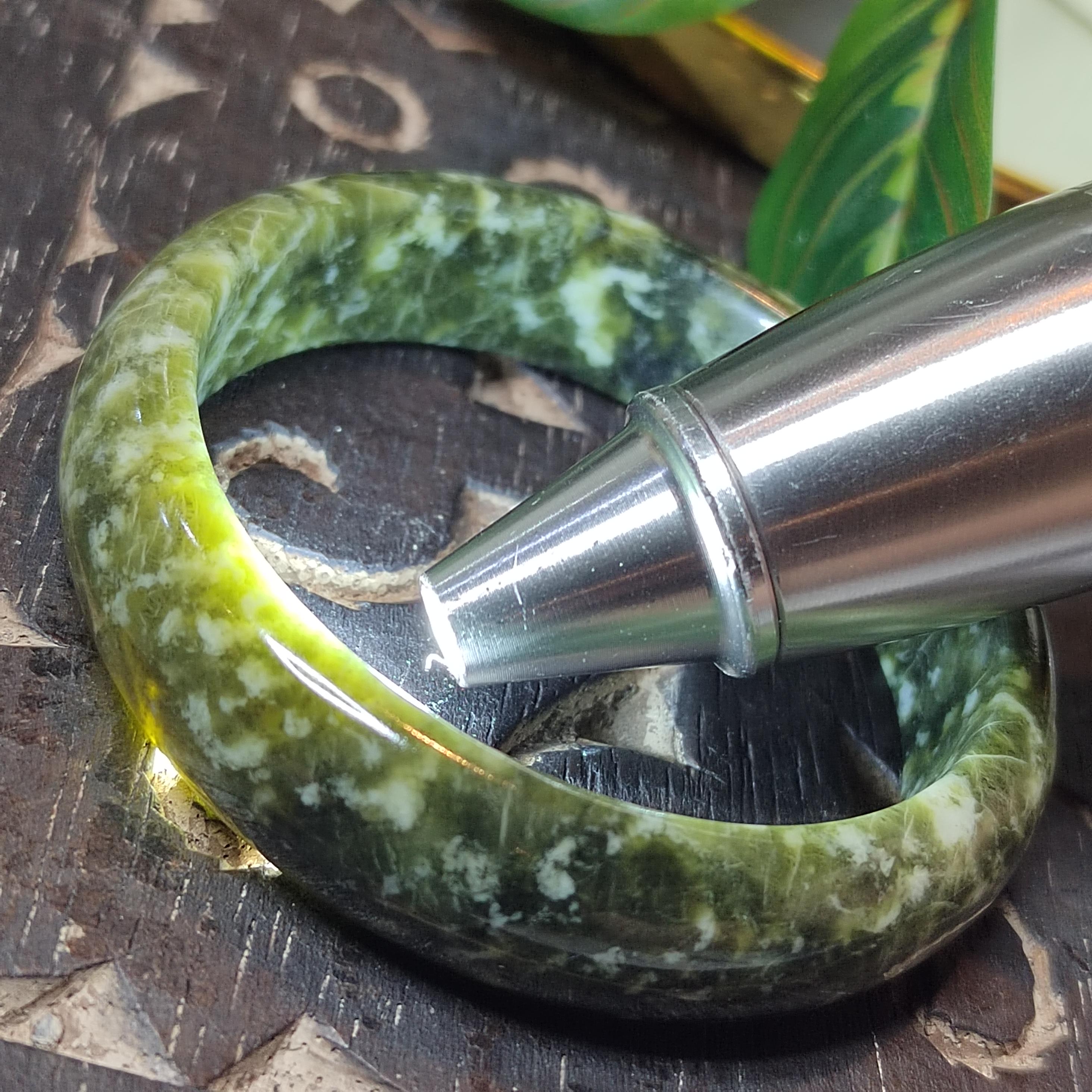 Collector’s Grade Xiuyan Jade Bangle “Ancient Forest” | 59.8 mm SL568 SL Precious
