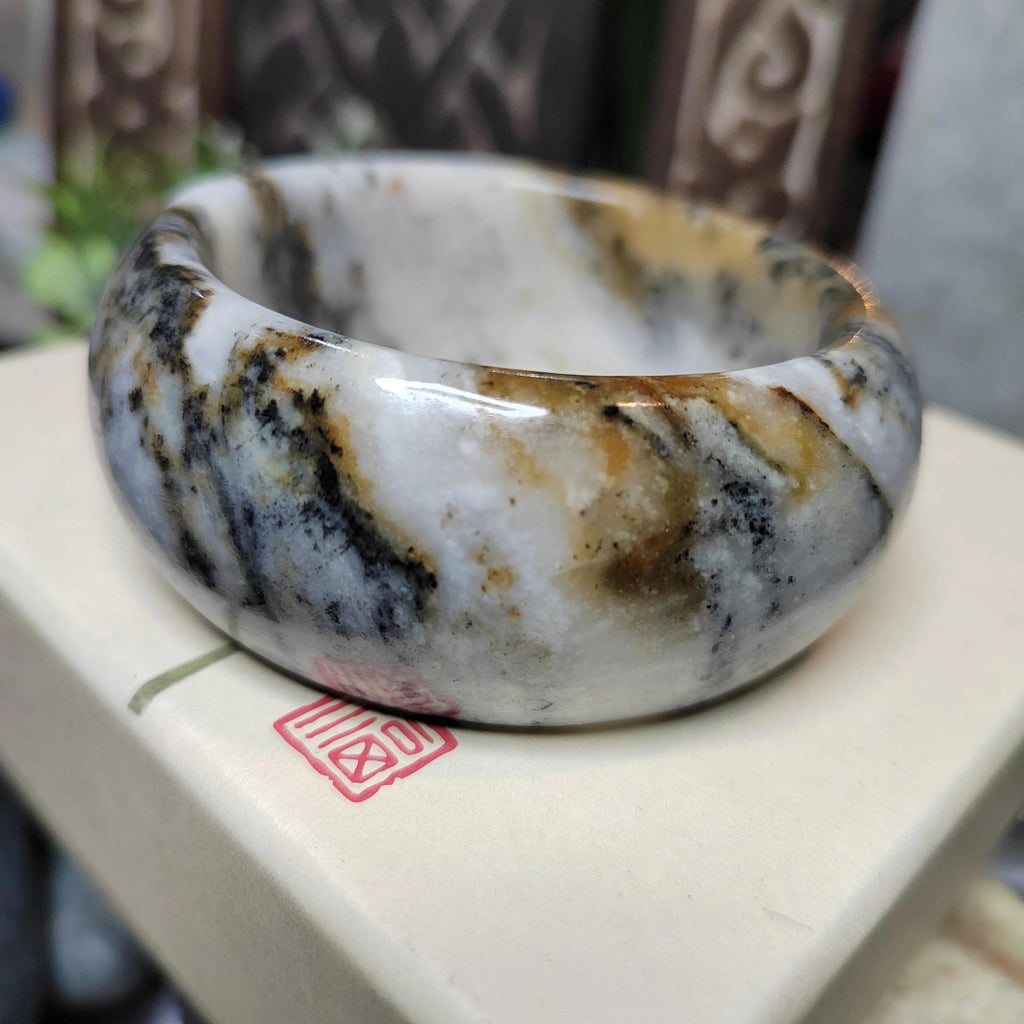 Collector’s Grade Xiuyan Jade Bangle “Timeless Glow” | 57.3 mm SL569 SL Precious