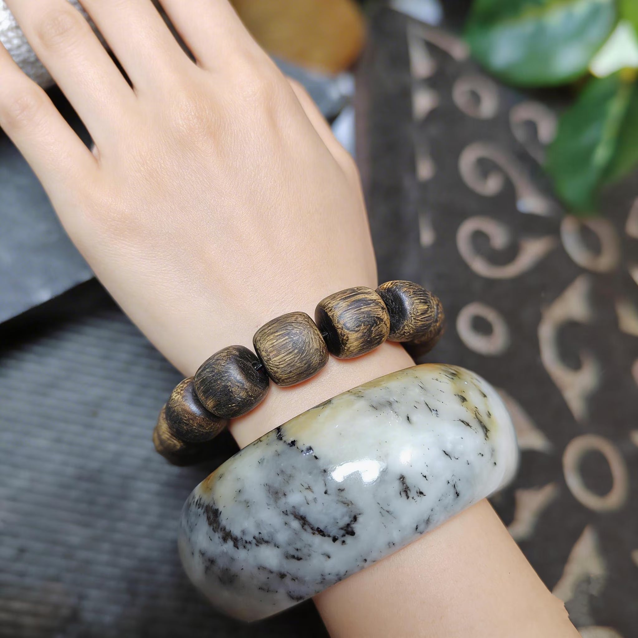 Collector’s Grade Xiuyan Jade Bangle “Timeless Glow” | 57.3 mm SL569 SL Precious