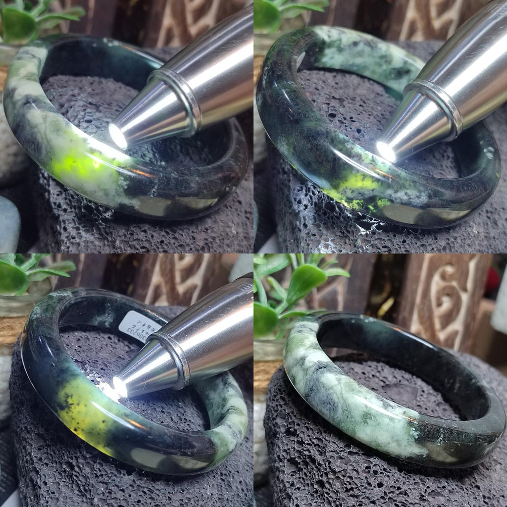Collector’s Grade Xiuyan Jade Bangle “Cloud Veil Horizon” | 61.4 mm SL570 SL Precious