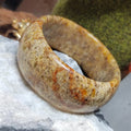 Certified Large Beautiful Natural Rustic Xiuyan Jade Bangle 57.2mm | SL555 SL Precious