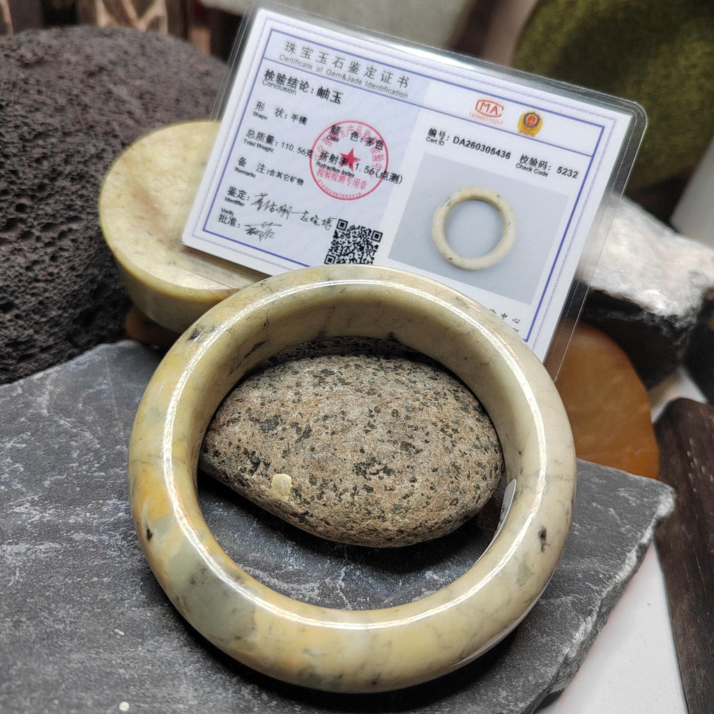 Certified Natural Xiuyan Jade Bangle 60.2mm | SL561 SL Precious