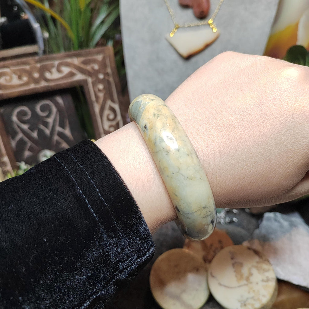 Certified Natural Xiuyan Jade Bangle 60.2mm | SL561 SL Precious