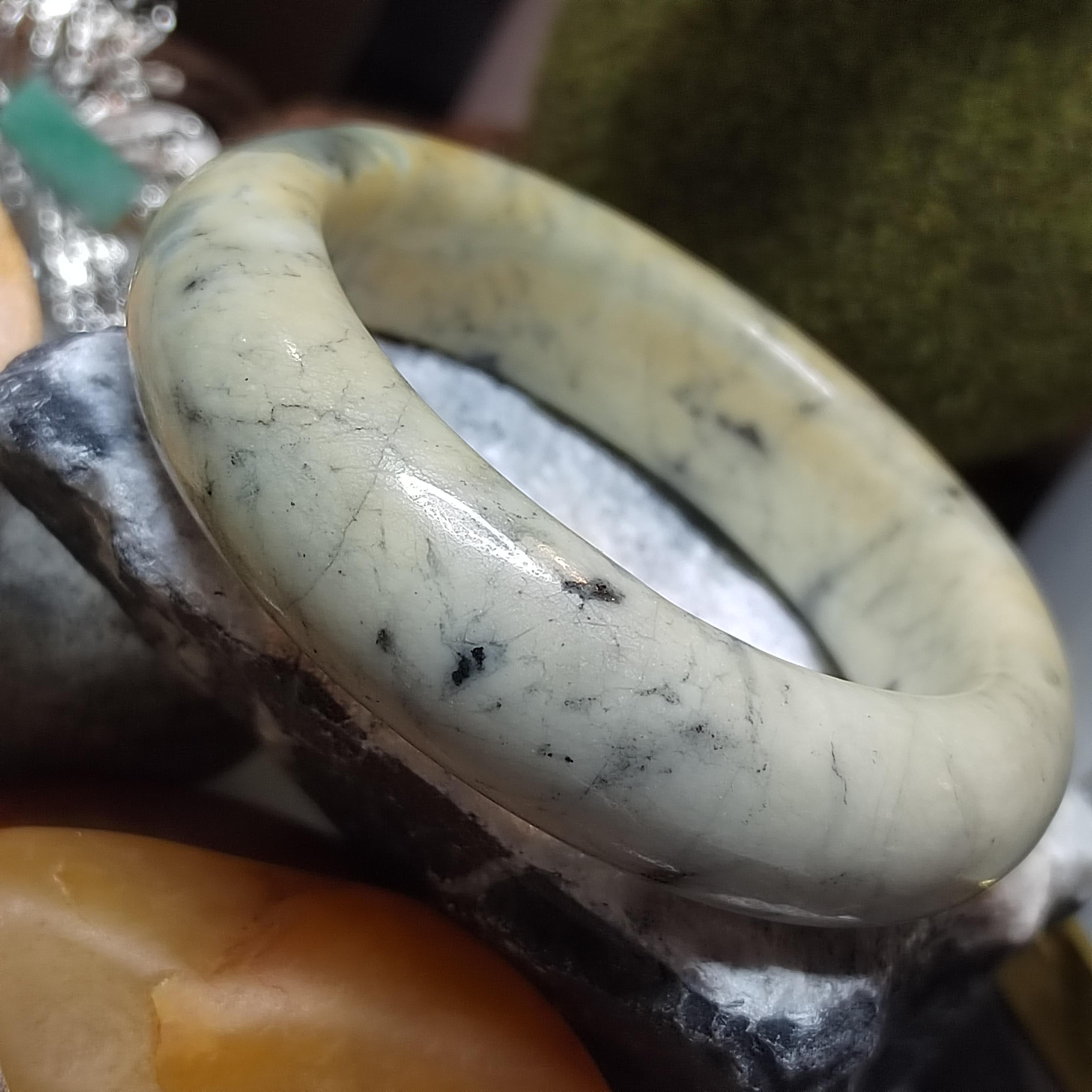 Certified Natural Xiuyan Jade Bangle 60.2mm | SL561 SL Precious