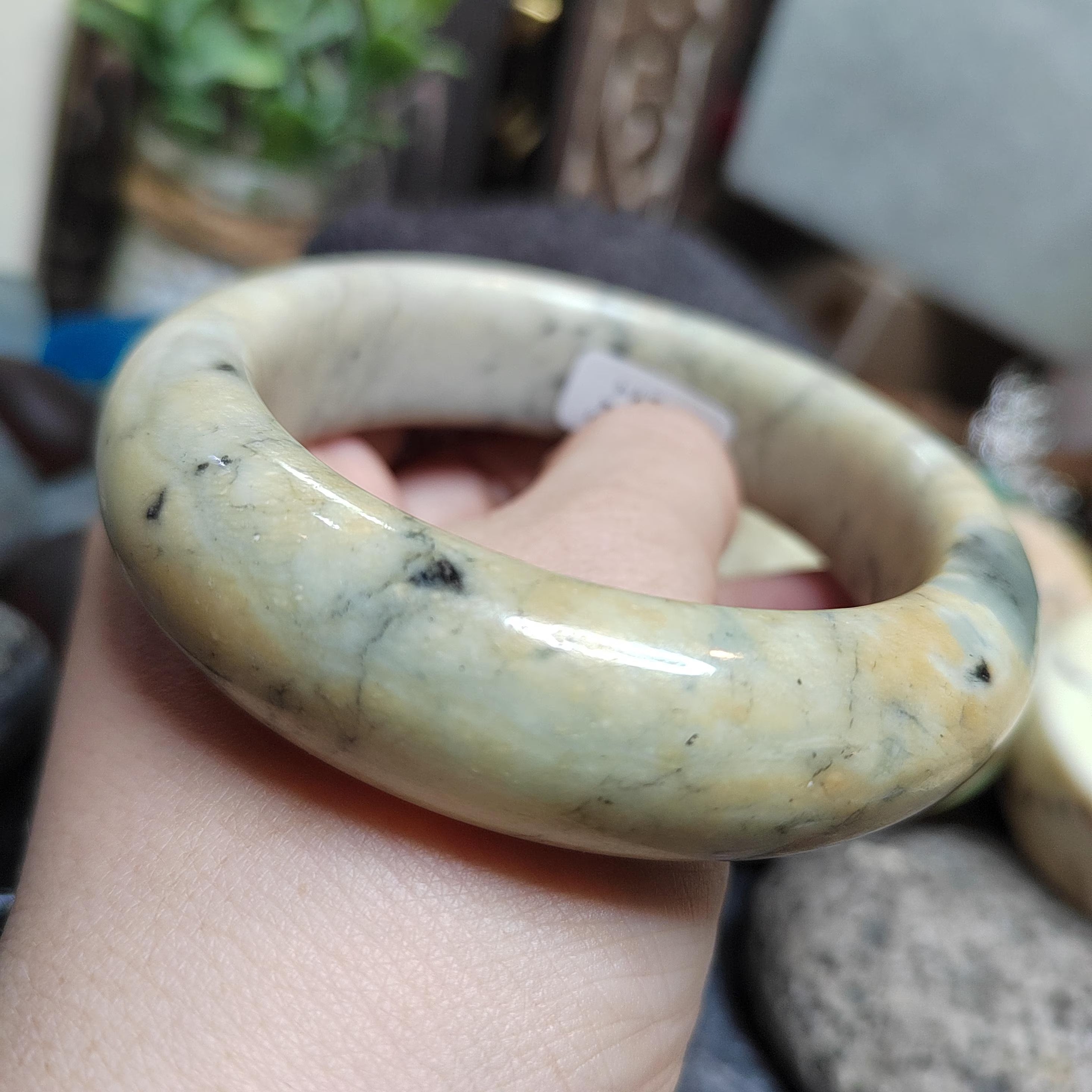 Certified Natural Xiuyan Jade Bangle 60.2mm | SL561 SL Precious