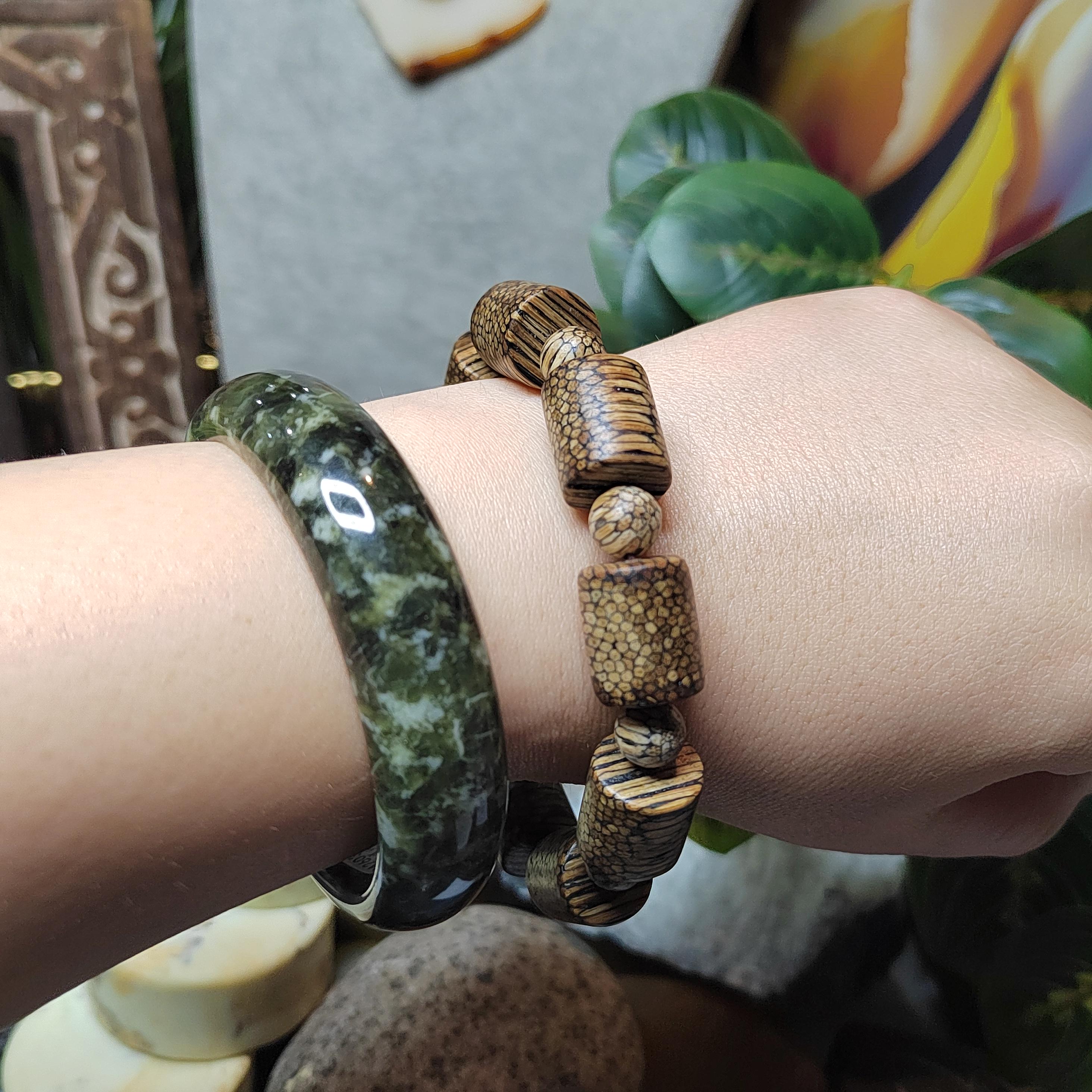Collector’s Grade Xiuyan Jade Bangle “Ancient Forest” | 59.8 mm SL568 SL Precious