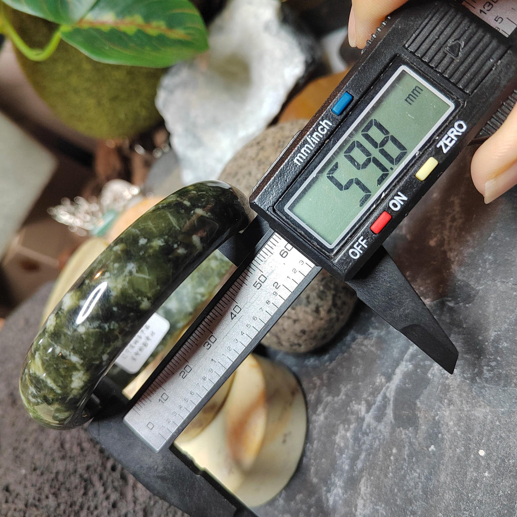 Collector’s Grade Xiuyan Jade Bangle “Ancient Forest” | 59.8 mm SL568 SL Precious