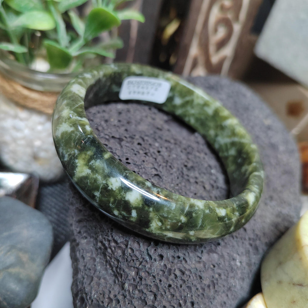 Collector’s Grade Xiuyan Jade Bangle “Ancient Forest” | 59.8 mm SL568 SL Precious