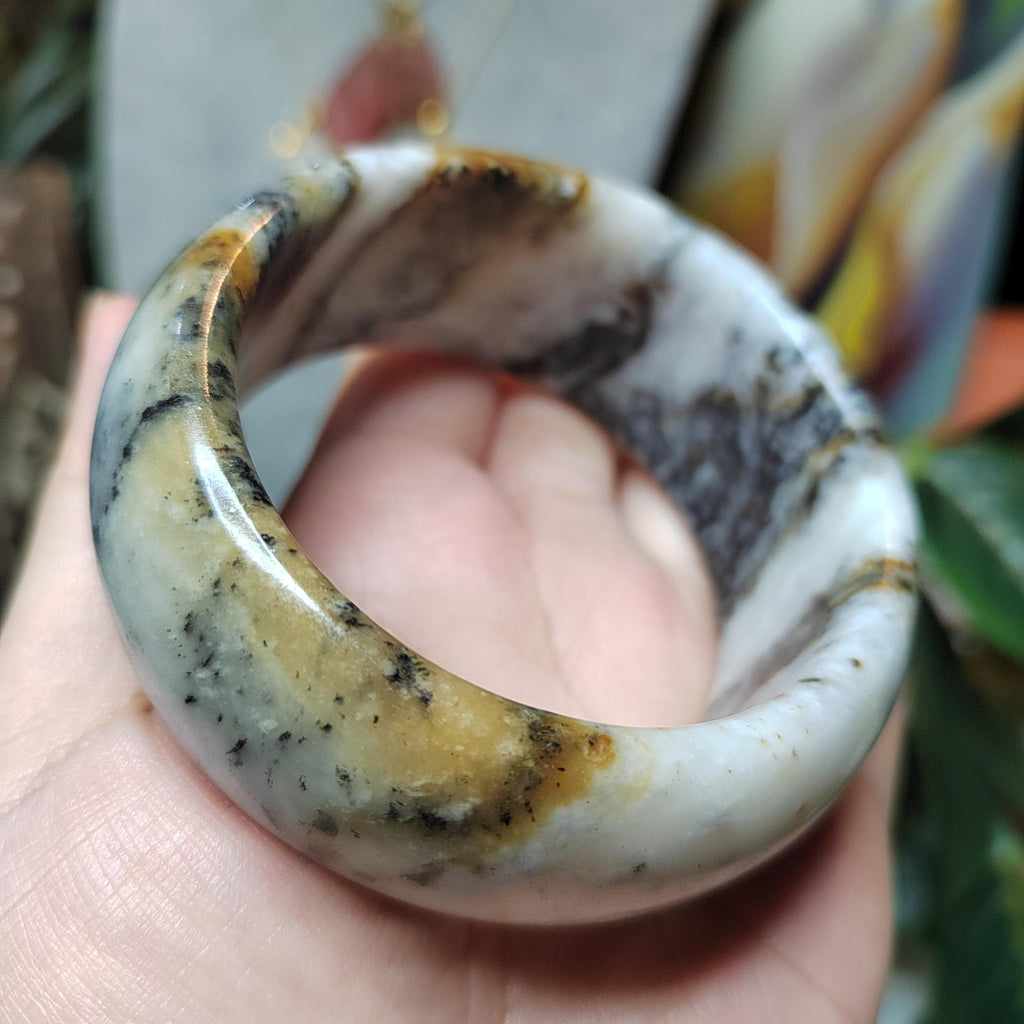 Collector’s Grade Xiuyan Jade Bangle “Timeless Glow” | 57.3 mm SL569 SL Precious