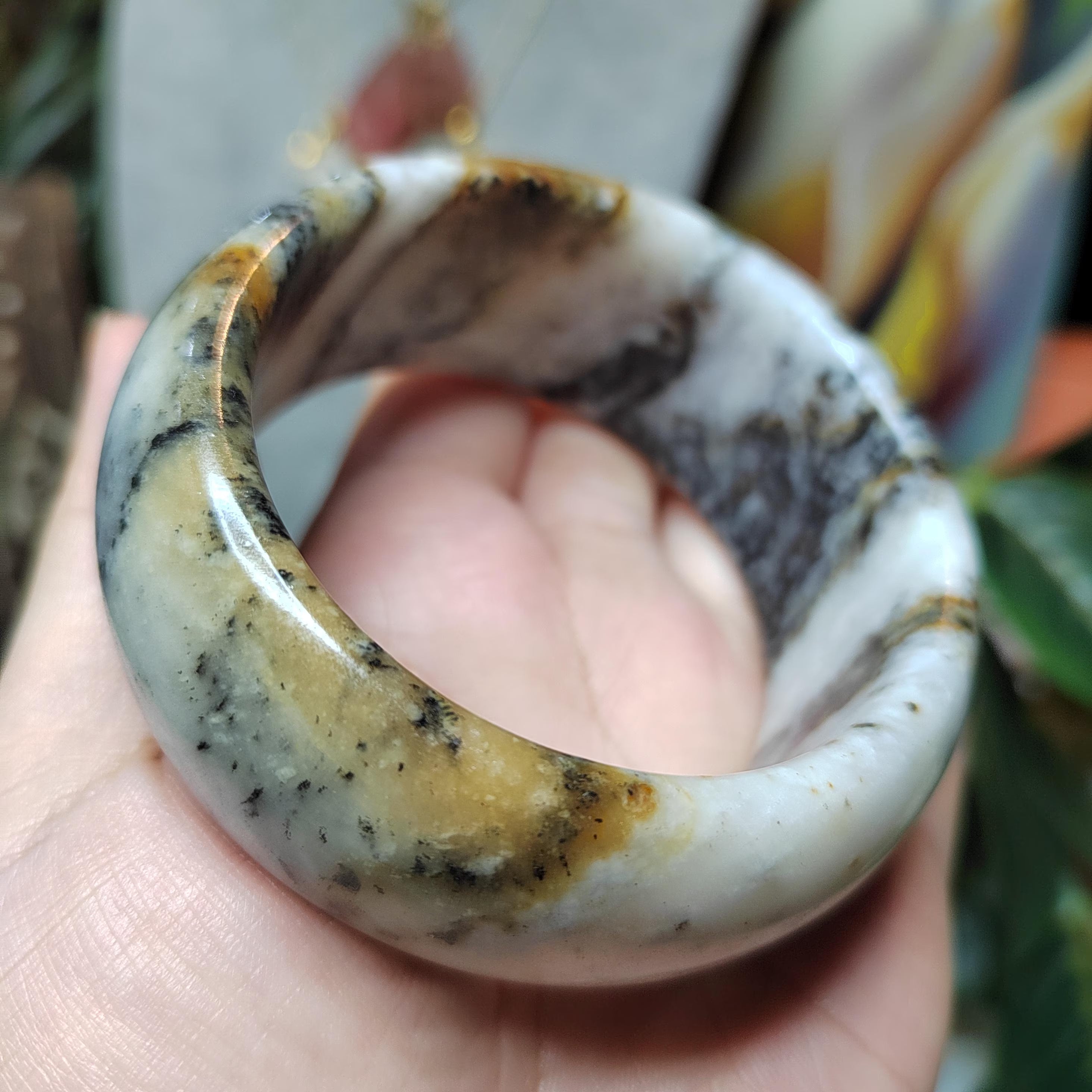 Collector’s Grade Xiuyan Jade Bangle “Timeless Glow” | 57.3 mm SL569 SL Precious