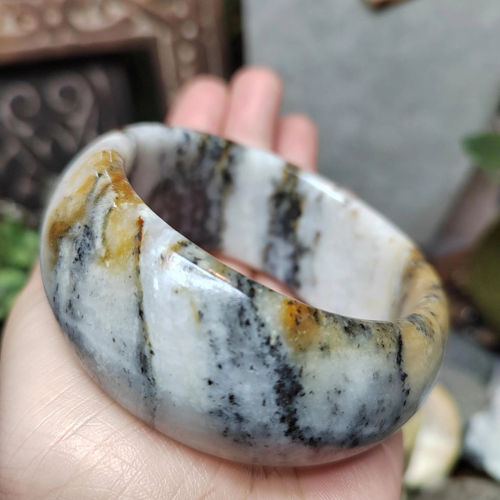 Collector’s Grade Xiuyan Jade Bangle “Timeless Glow” | 57.3 mm SL569 SL Precious
