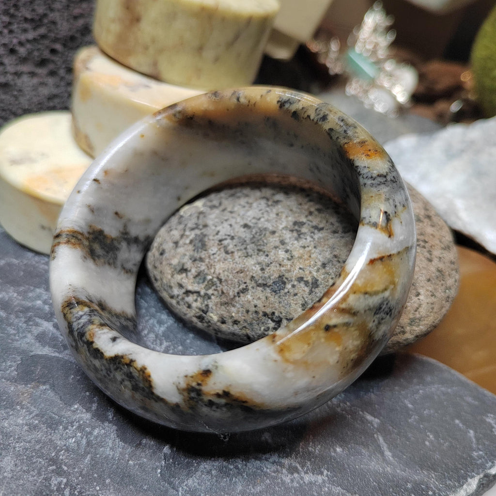 Collector’s Grade Xiuyan Jade Bangle “Timeless Glow” | 57.3 mm SL569 SL Precious