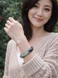 Collector’s Grade Xiuyan Jade Bangle “Cloud Veil Horizon” | 61.4 mm SL570 SL Precious