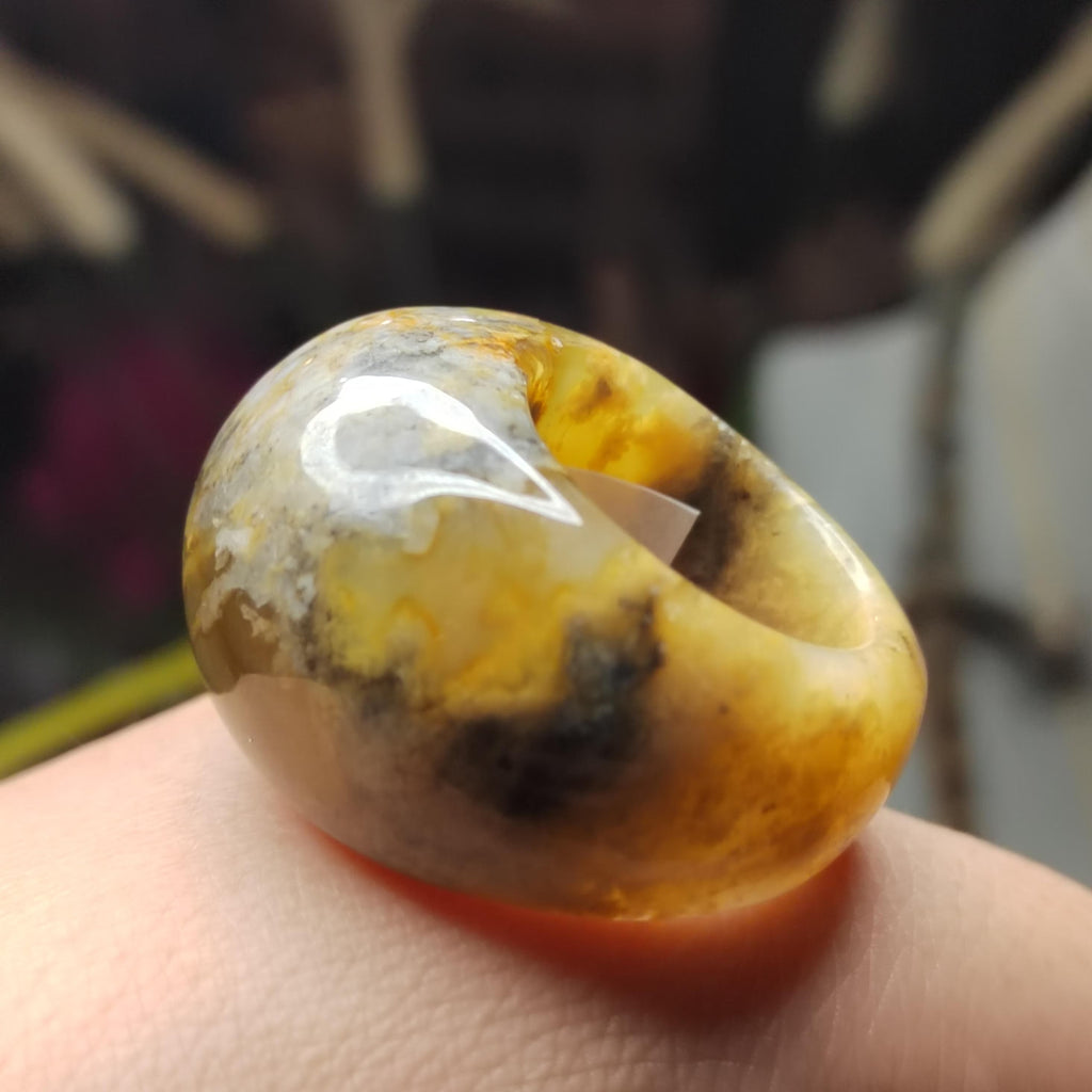 Certified Natural Xiuyan Jade Ring “Domed Head Serenity” | Inner 17.7 mm  (US 7.75)  SL597 SL Precious