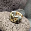 Certified Natural Xiuyan Jade Ring “Earth Blue Elegance” | Inner 16.3 mm (US 6)  SL593 SL Precious