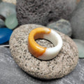 Certified Natural Xiuyan Jade Ring “Amber Cloud Serenity” | Inner 19.1 mm  (US 9)  SL595 SL Precious