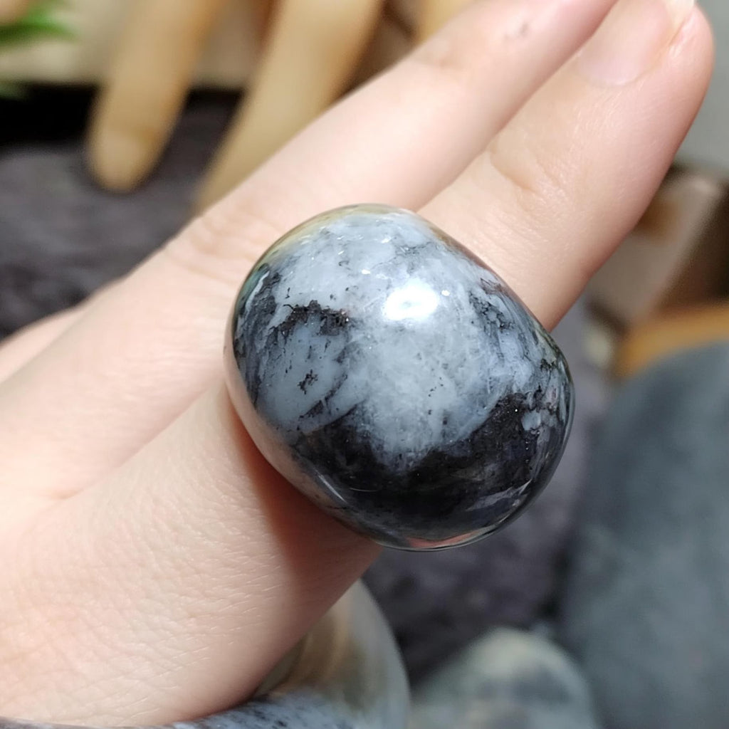 Certified Natural Xiuyan Jade Ring “Domed Head Serenity” | Inner 17.7 mm  (US 7.75) SL596 SL Precious