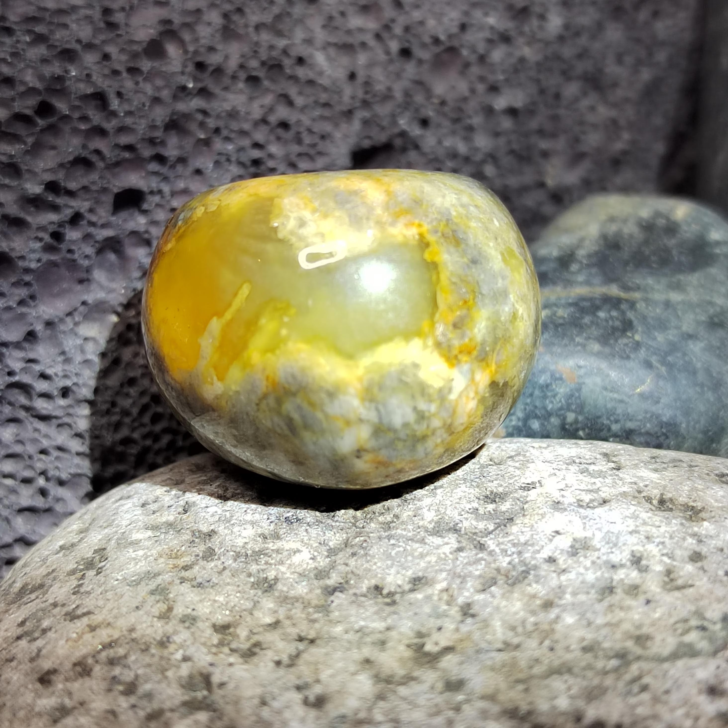 Certified Natural Xiuyan Jade Ring “Domed Head Serenity” | Inner 17.7 mm  (US 7.75)  SL597 SL Precious