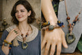 Certified Natural 2‑Piece Set Hemo Jade Ring/Pendant Adjustable Necklace | Barrel Bead Bracelet SL602 SL Precious