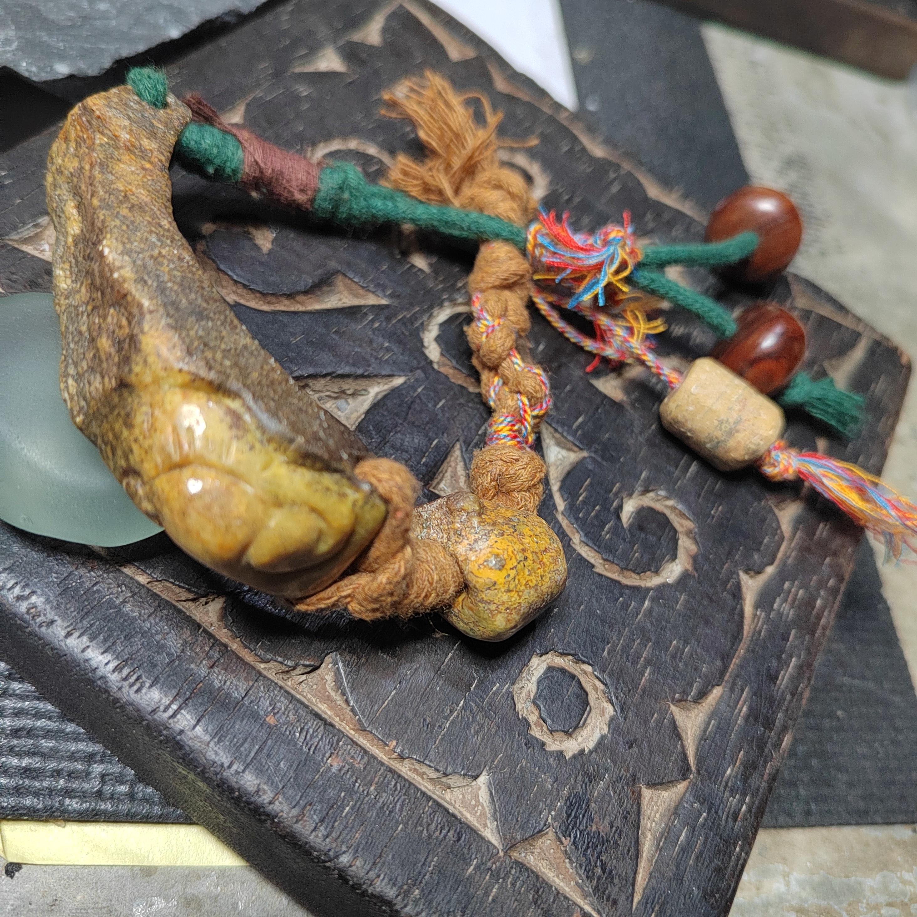 Certified Natural Hemo Jade Handcrafted RuYi Hui‑Pattern Adjustable Bracelet | SL603 SL Precious