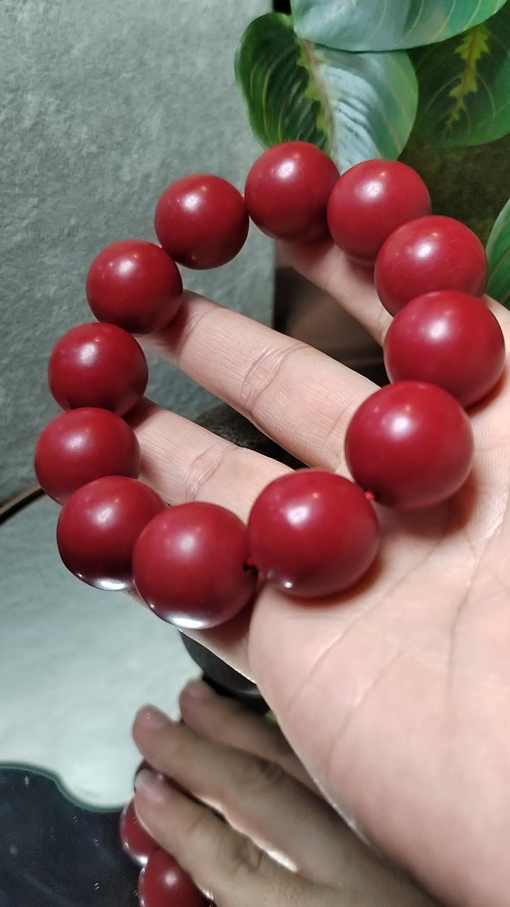 Certified A-Grade Baoshan Nanhong Persimmon Red Agate Bracelet | 19.6–19.8 mm Matte Beads | 117.4 g | Rare Collector’s Grade SL454/100