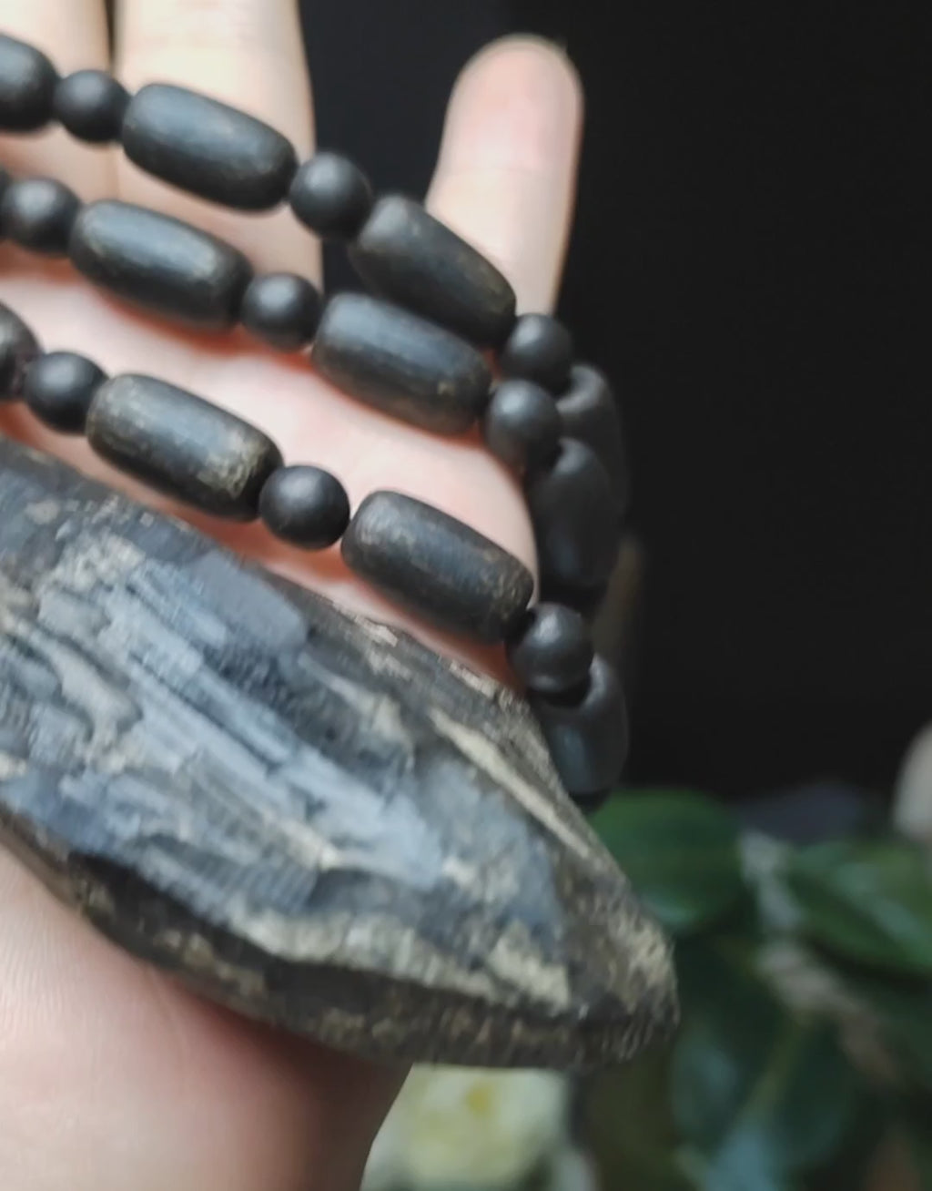 Natural Cultivated Agarwood Necklace with Pendant For Panwan SL524